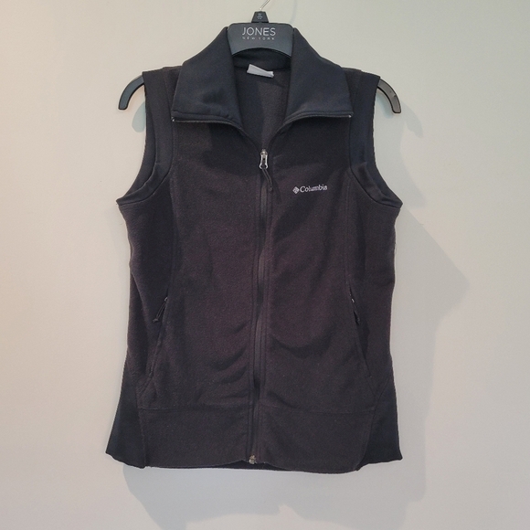 Columbia‎ Fleece Vest Womens Size Medium Black - Picture 1 of 6